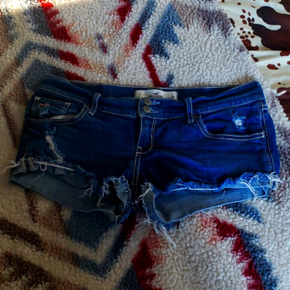 Hollister jean shorts